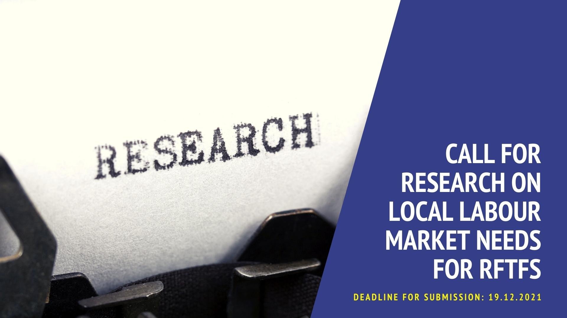 You are currently viewing TOR for the Research on local labour market needs for RFTFs and their families